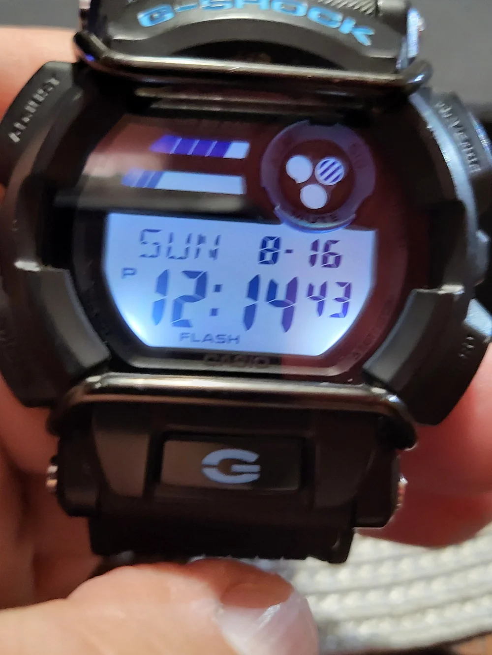 G-Shock GD-400 Digital Sport Watch in Black with Blue Accents - #1